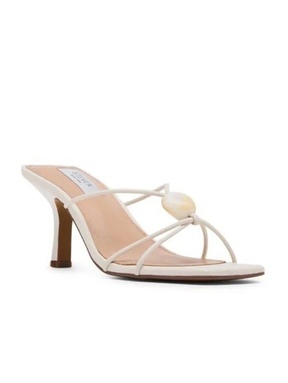 STEVEN NEW YORK TISH Heel Sandals Women's Size 9M Cream